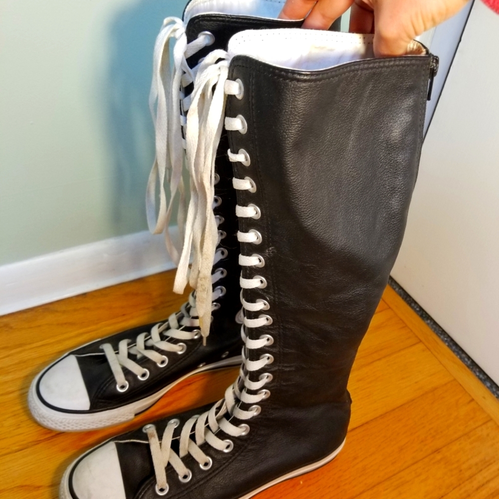 Converse Leather Knee High